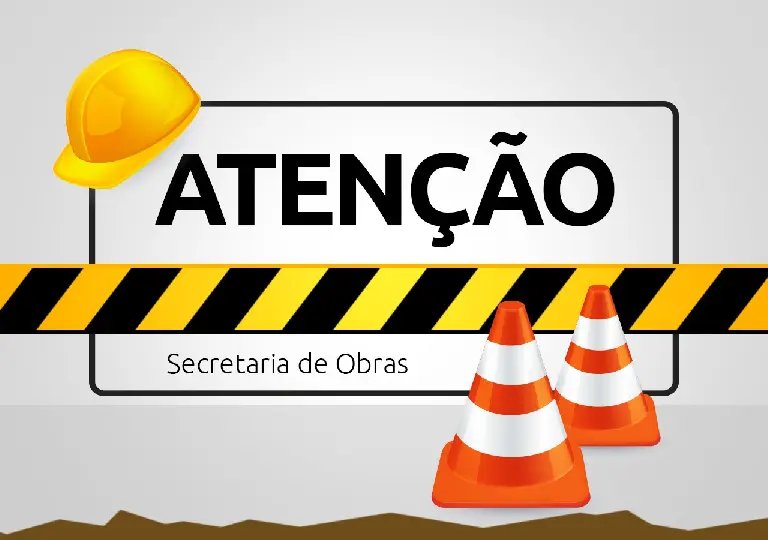 Obras de drenagem pluvial deixam v&aacute;rias vias em meia pista neste domingo (23)