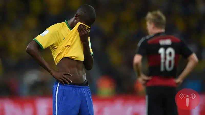 Apatia brasileira marca goleada alemã