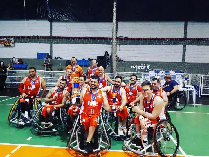 Apedeb é vice-campeã estadual de Basquete sobre Rodas