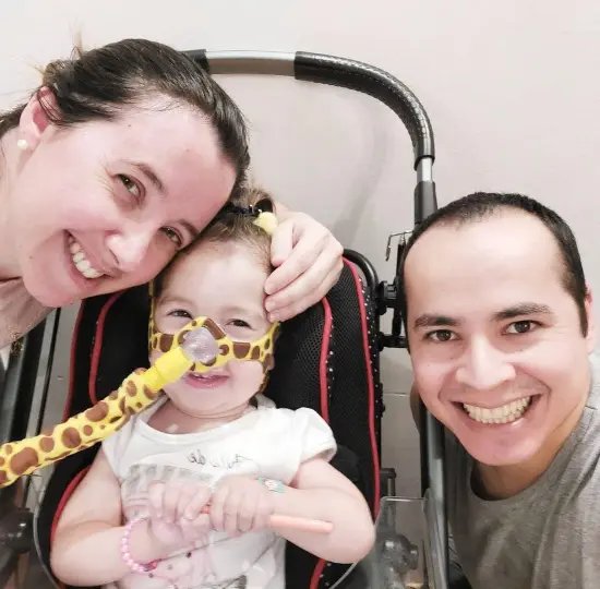 Menina Laurinha passa por susto no final de ano