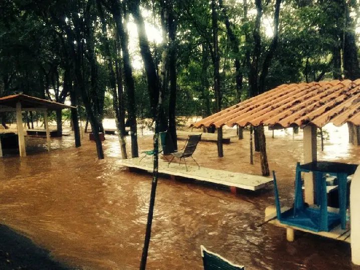 Risco de deslizamento e inundações em SC