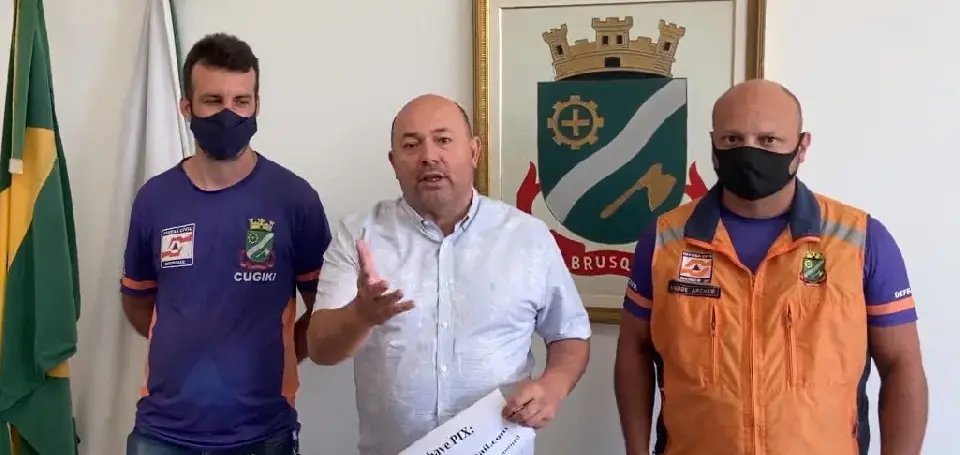 (V&iacute;deo) Prefeitura de Brusque lan&ccedil;a campanha de aux&iacute;lio a munic&iacute;pios baianos