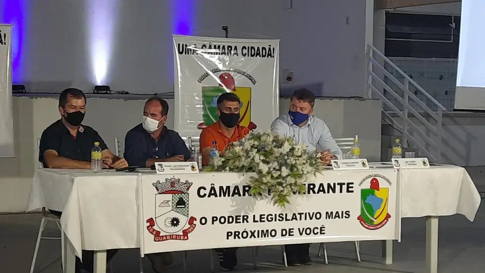 (V&iacute;deo) Guabiruba Sul recebe sess&atilde;o itinerante