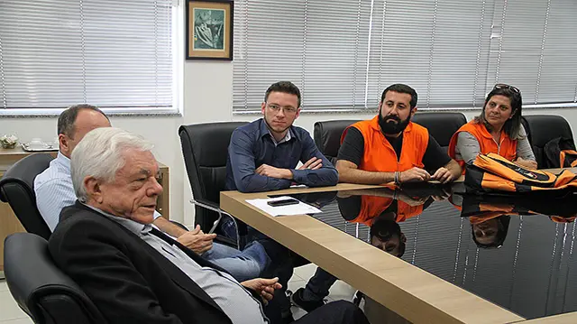 Prefeito Jonas Paegle recebe rondonistas 