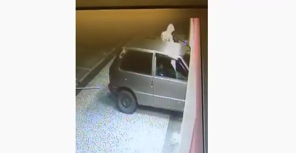 Ladr&otilde;es arrombam outra loja usando carro