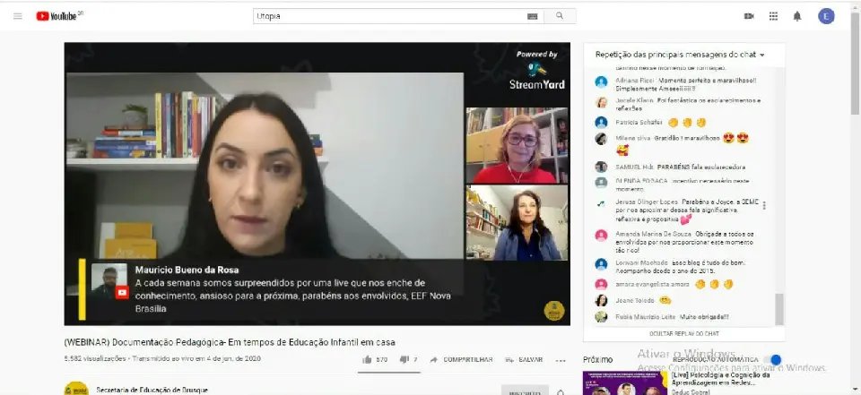Educa&ccedil;&atilde;o promove &ldquo;live&rdquo; com consultora e formadora de educadores
