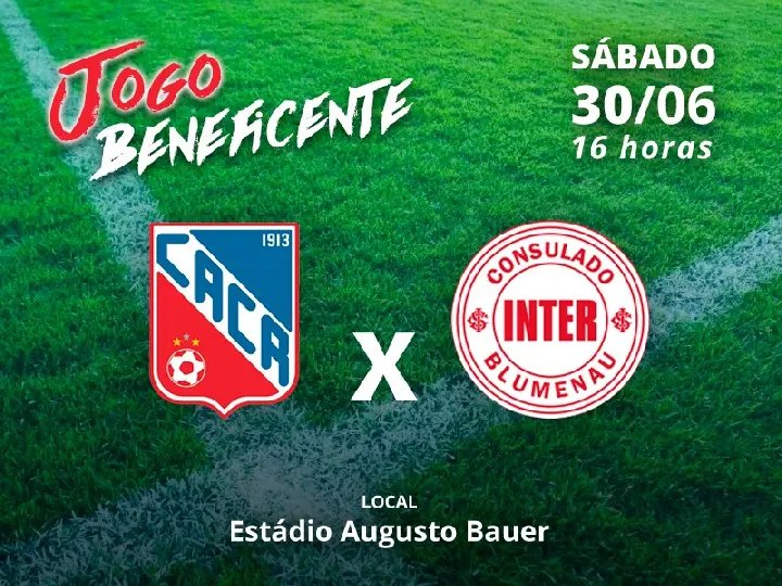 Veteranos do Carlos Renaux e do Consulado do Inter em Blumenau se enfrentam sábado 