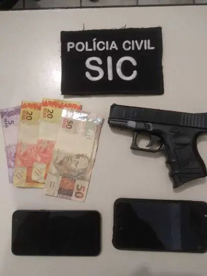 Assaltante &eacute; preso instantes ap&oacute;s cometer o crime em Brusque