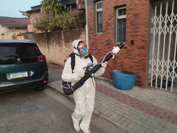 Pulverização nesta quarta-feira ocorre no Águas Claras