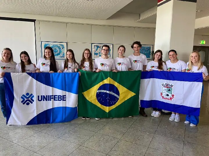 Alunos da UNIFEBE participam de programação cultural na Alemanha 