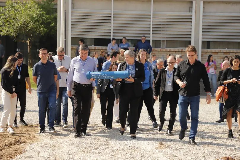 Lançamento da Pedra Fundamental oficializa início das obras do Complexo Esportivo da UNIFEBE 
