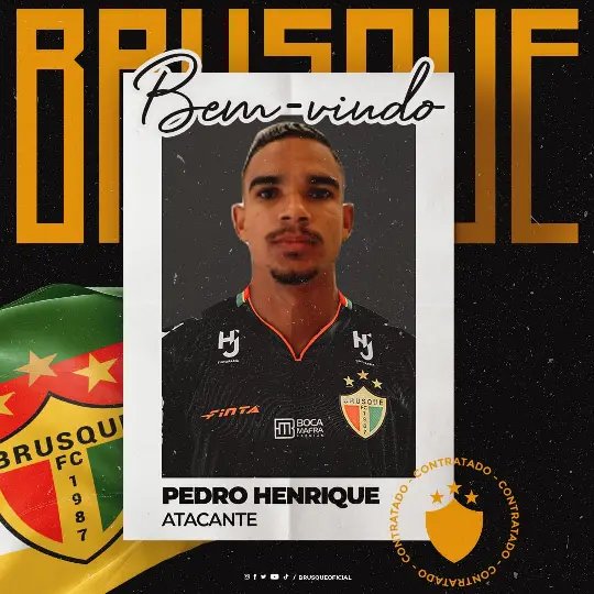 Brusque apresenta atacante Pedro Henrique como reforço
