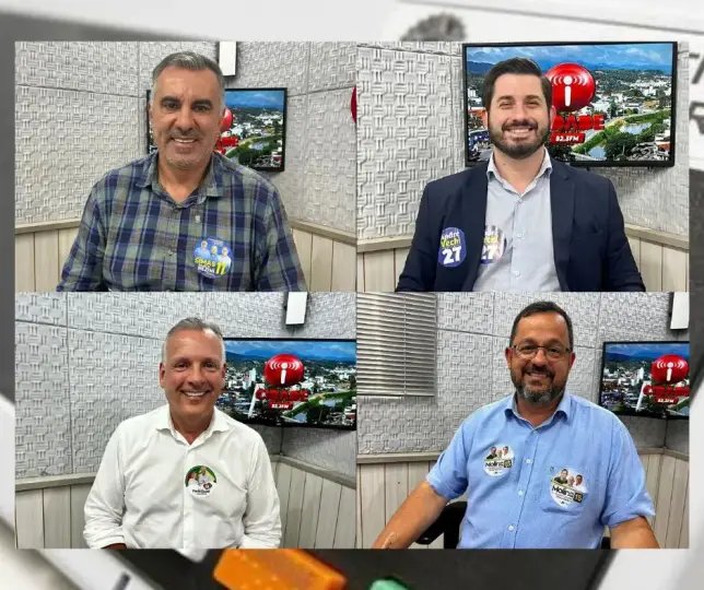 Quem são os candidatos a prefeito de Brusque na eleição de hoje 