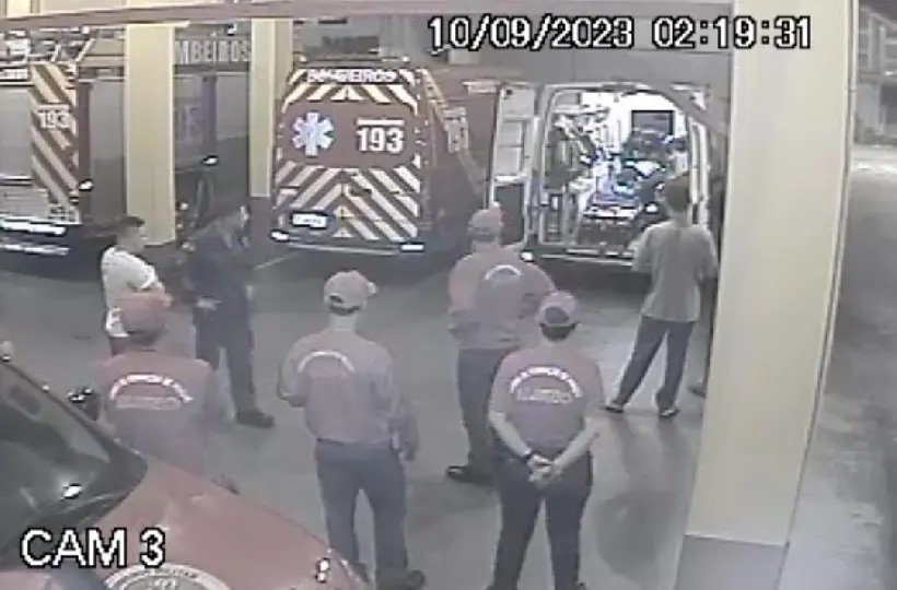 Bebê engasgado com leite materno é salvo pelo Corpo de Bombeiros