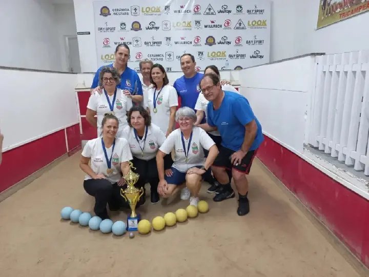 Olaria vence Municipal de Bocha Trio Feminino 