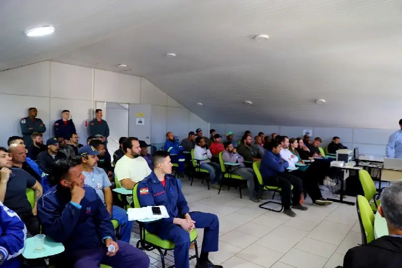 SCGÁS  realiza treinamento de segurança para obras