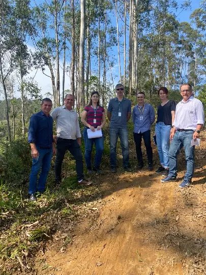 Celesc faz vistoria em terreno da Subestação de Botuverá