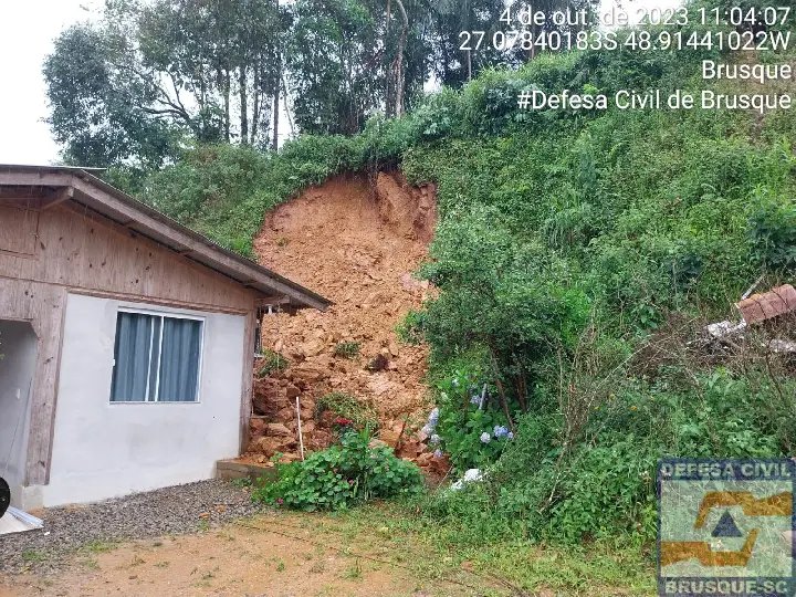 Brusque registra 15 ocorrências devido à chuva