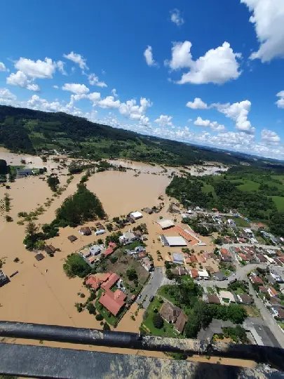  Comarca de Brusque vai arrecadar donativos para vítimas de enchente em Taió