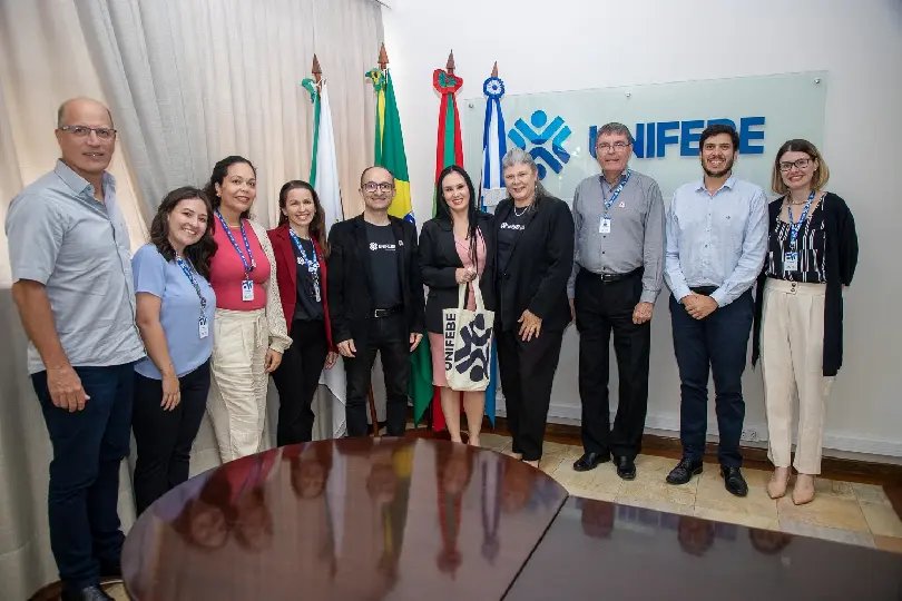UNIFEBE recebe secretária municipal de Saúde de Brusque
