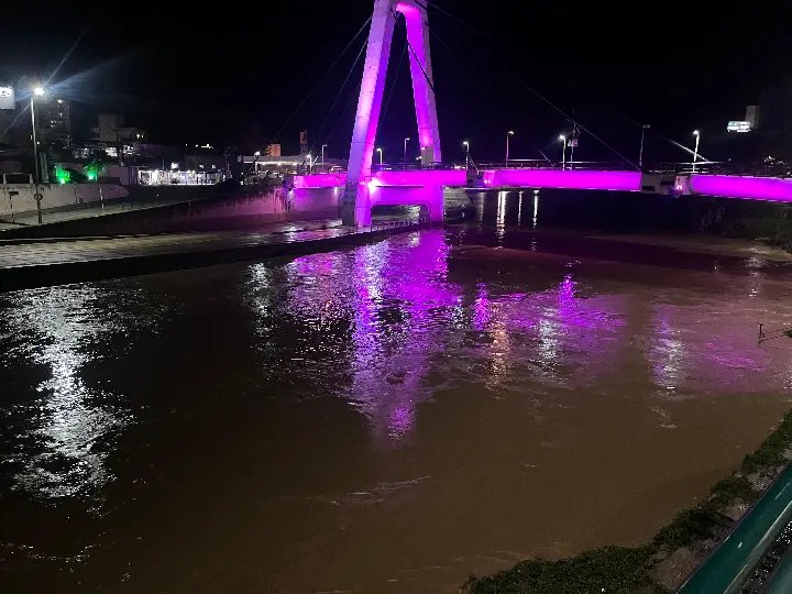 Rio Itajaí-Mirim pode chegar a 7,80m ainda nesta quinta