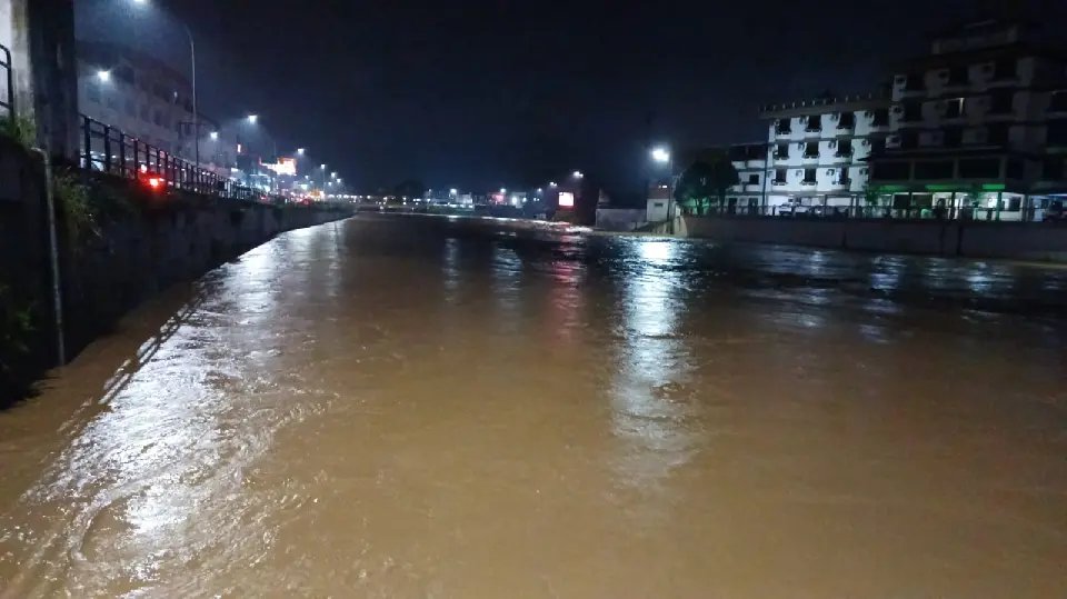 Nova projeção confirma previsão de 7,80 metros para o rio Itajaí Mirim