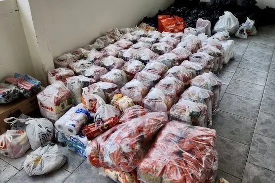 Comarca de Brusque arrecada 800 kg de donativos para população no Alto Vale