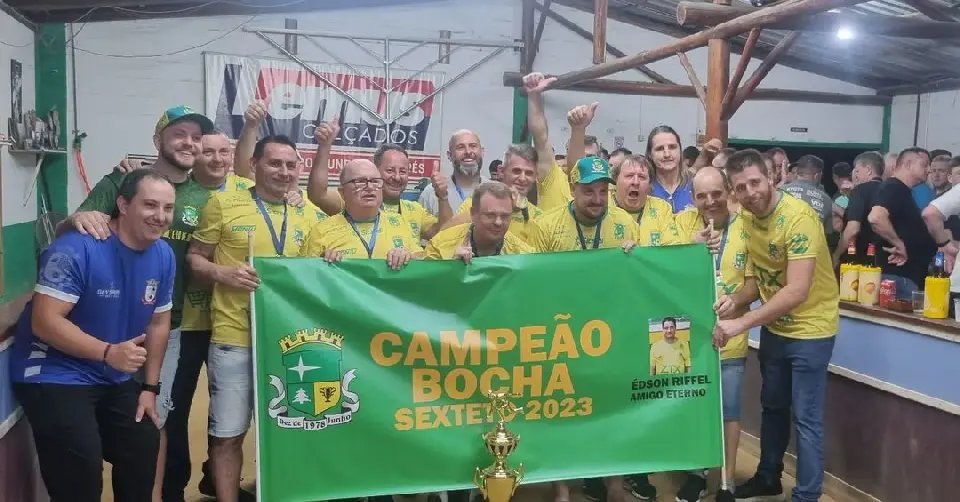 Dez de Junho vence Municipal de Bocha Sexteto Masculino 