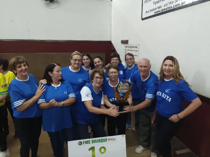 Santa Rita é a grande campeã do Municipal de Bocha Feminino