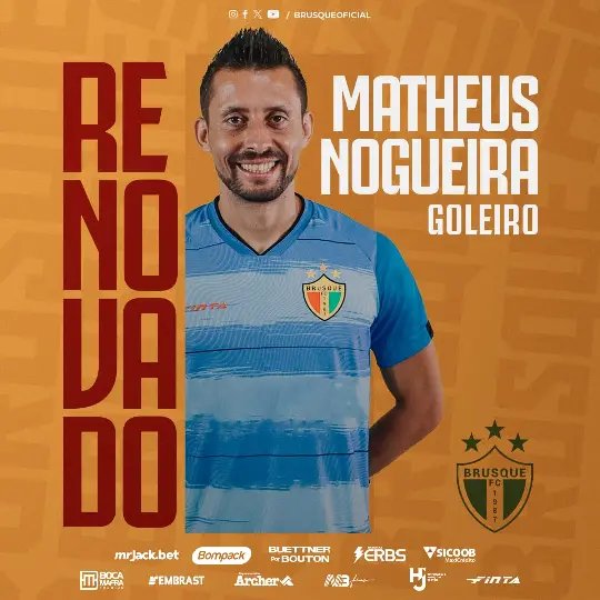 Brusque anuncia doze renovações para a próxima temporada