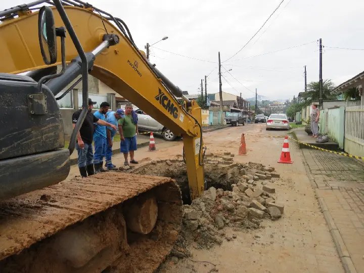 Secretaria de Obras registra cerca de 90 ocorrências de tubulação rompidas