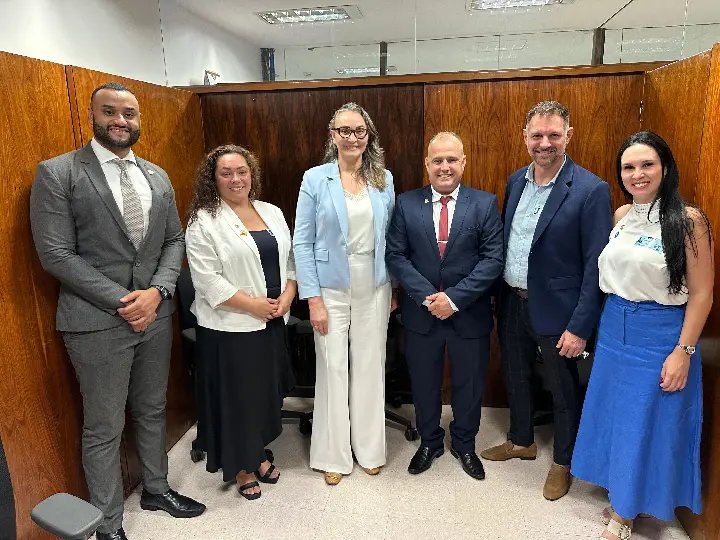 Comitiva brusquense vai a Brasília e garante recursos para este ano