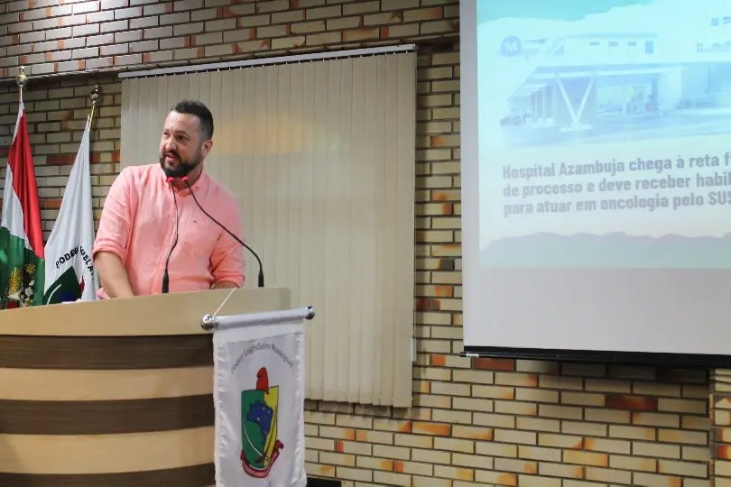 Hospital Azambuja está perto de ter tratamento de câncer pelo SUS, comemora Rick Zanata