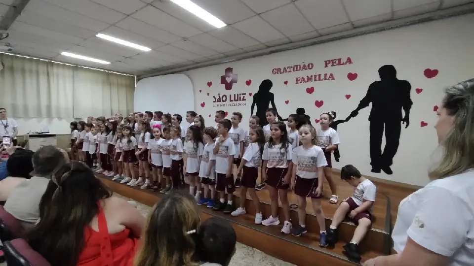 Cerimônia marca despedida da Educação Infantil dos alunos do Nível D