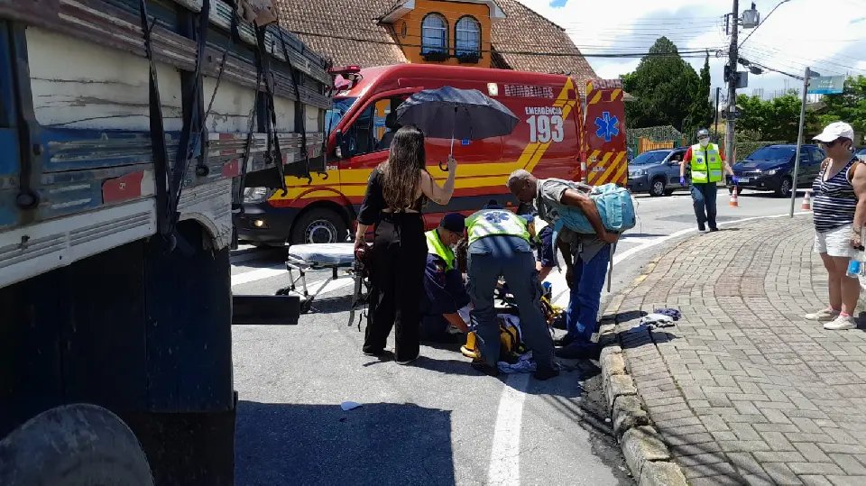 Bombeiros detalham acidente da adolescente atropelada
