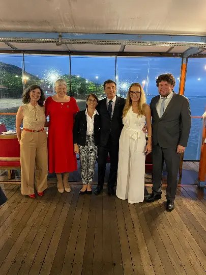 Reitora da UNIFEBE se reúne com o novo embaixador da Itália no Brasil 