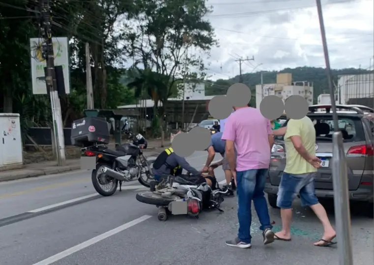 Mulher sofre fratura na perna após acidente no Guarani 
