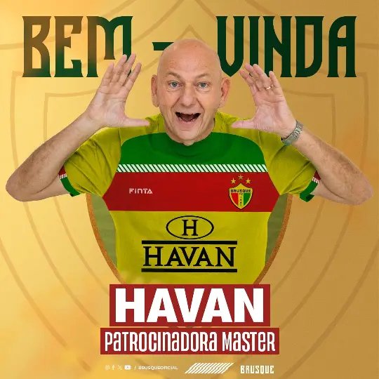 Havan e Brusque anunciam retorno da parceria para 2024