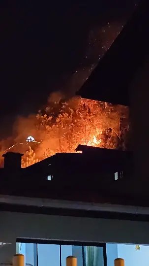 Incêndio atingiu área de mil metros quadrados em Brusque