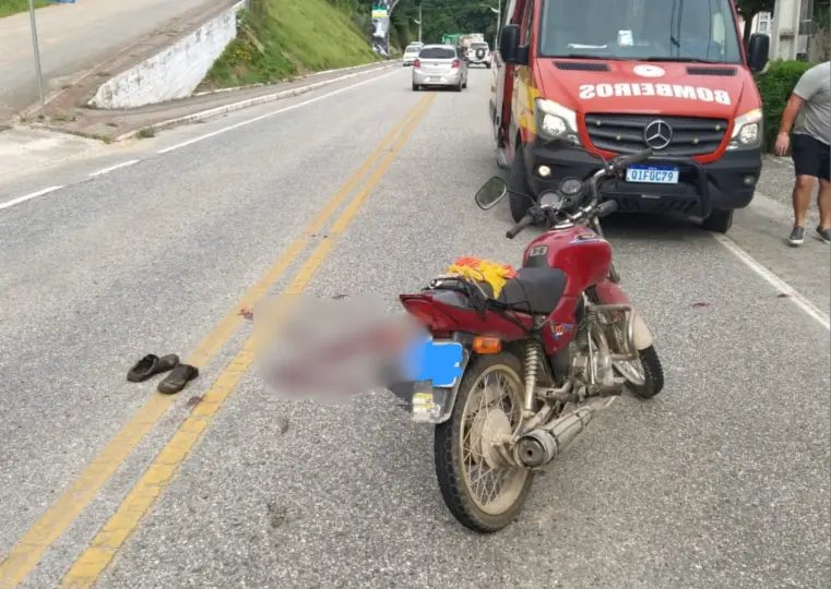 Idoso fica gravemente ferido após acidente em Botuverá