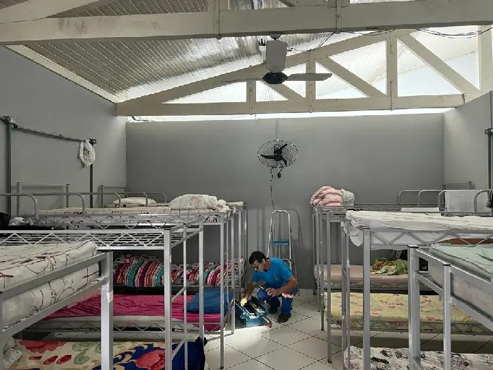 Prefeitura de Brusque realiza mutirão para recuperação de albergue municipal