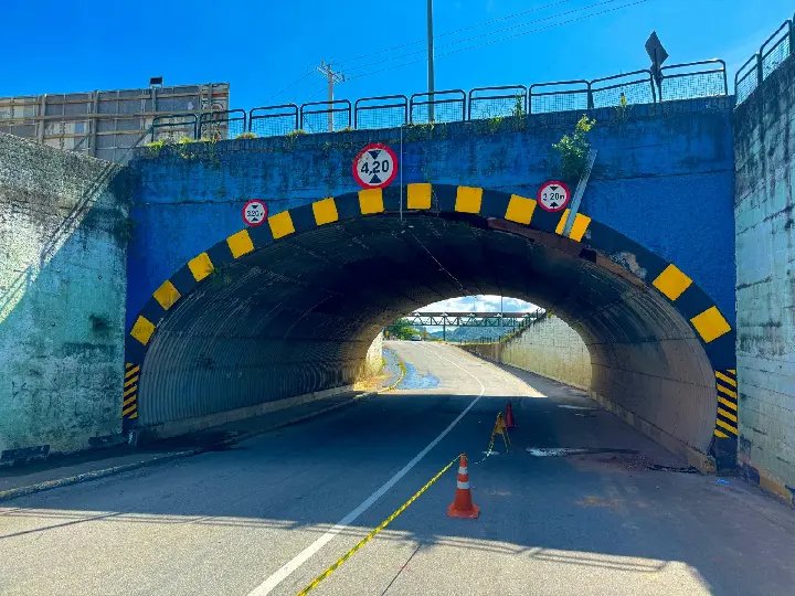 Túnel da ponte do terminal será interditado no fim de semana