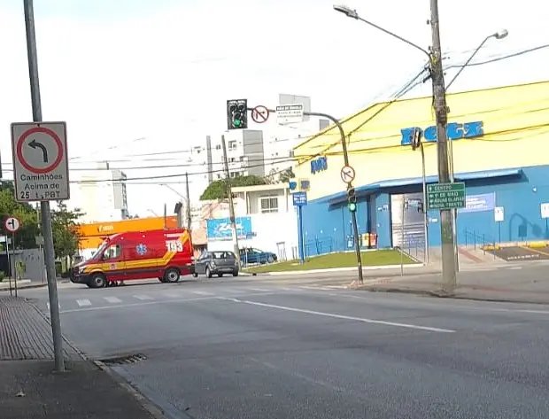 Mulher é levada ao Azambuja após acidente no Centro II