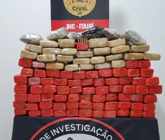 Homem é preso no Itaipava com aproximadamente 100kg de maconha  