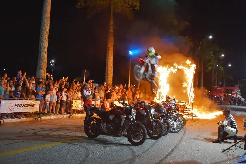 Mega Motos traz para São João Batista, o espetáculo “Força e Ação”