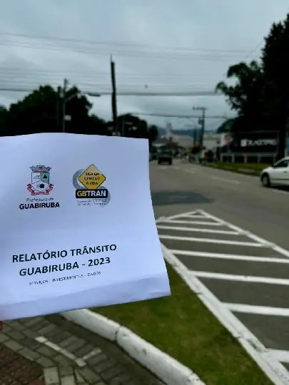 Relatório do Trânsito de Guabiruba apresenta dados positivos