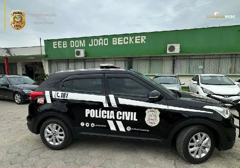 Ação de segurança é feita pela polícia em escolas de Brusque