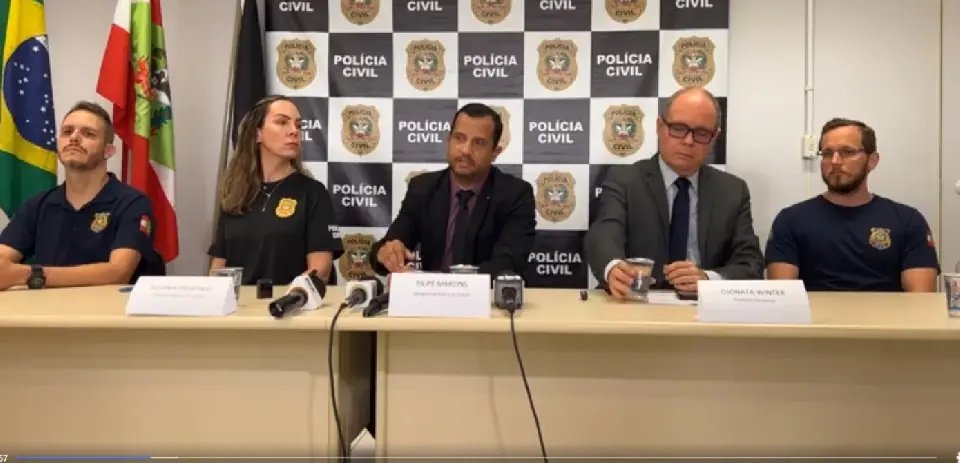 Delegado dá detalhes da morte da menina em Indaial