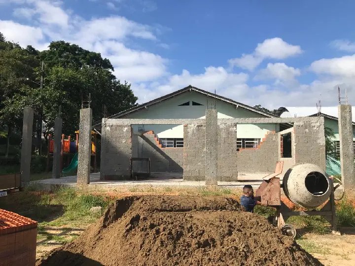 Retornam as obras na E.E.F Doutor Carlos Moritz, no Zantão