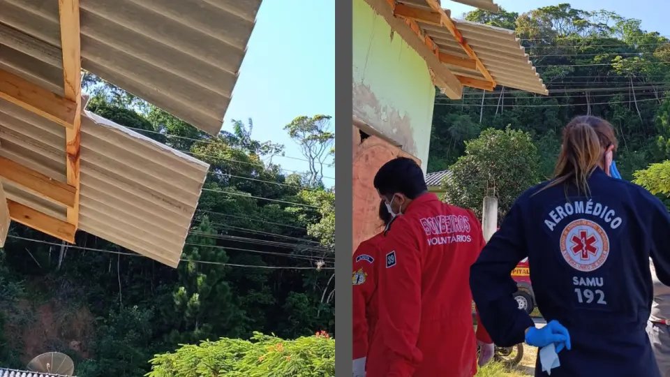 Pedreiro morre após cair de telhado de casa em Ilhota